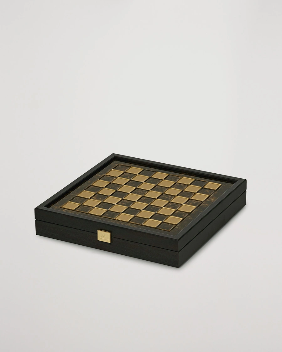 Homme | Cadeaux | Manopoulos | Greek Roman Period Chess Set Brown