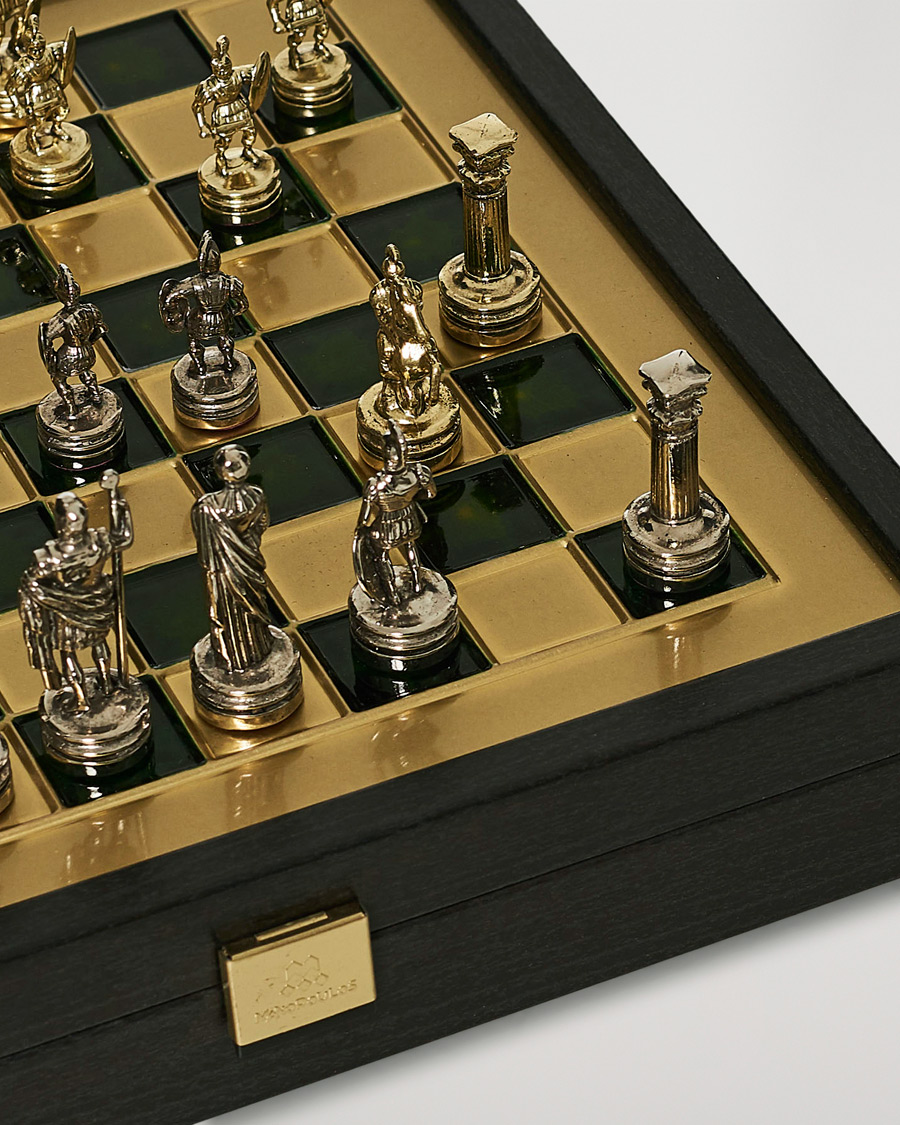 Homme | Jeux | Manopoulos | Greek Roman Period Chess Set Green