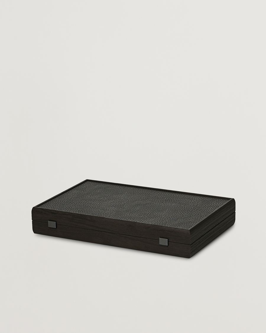 Homme | Jeux | Manopoulos | Classic Leatherette Backgammon Set Black