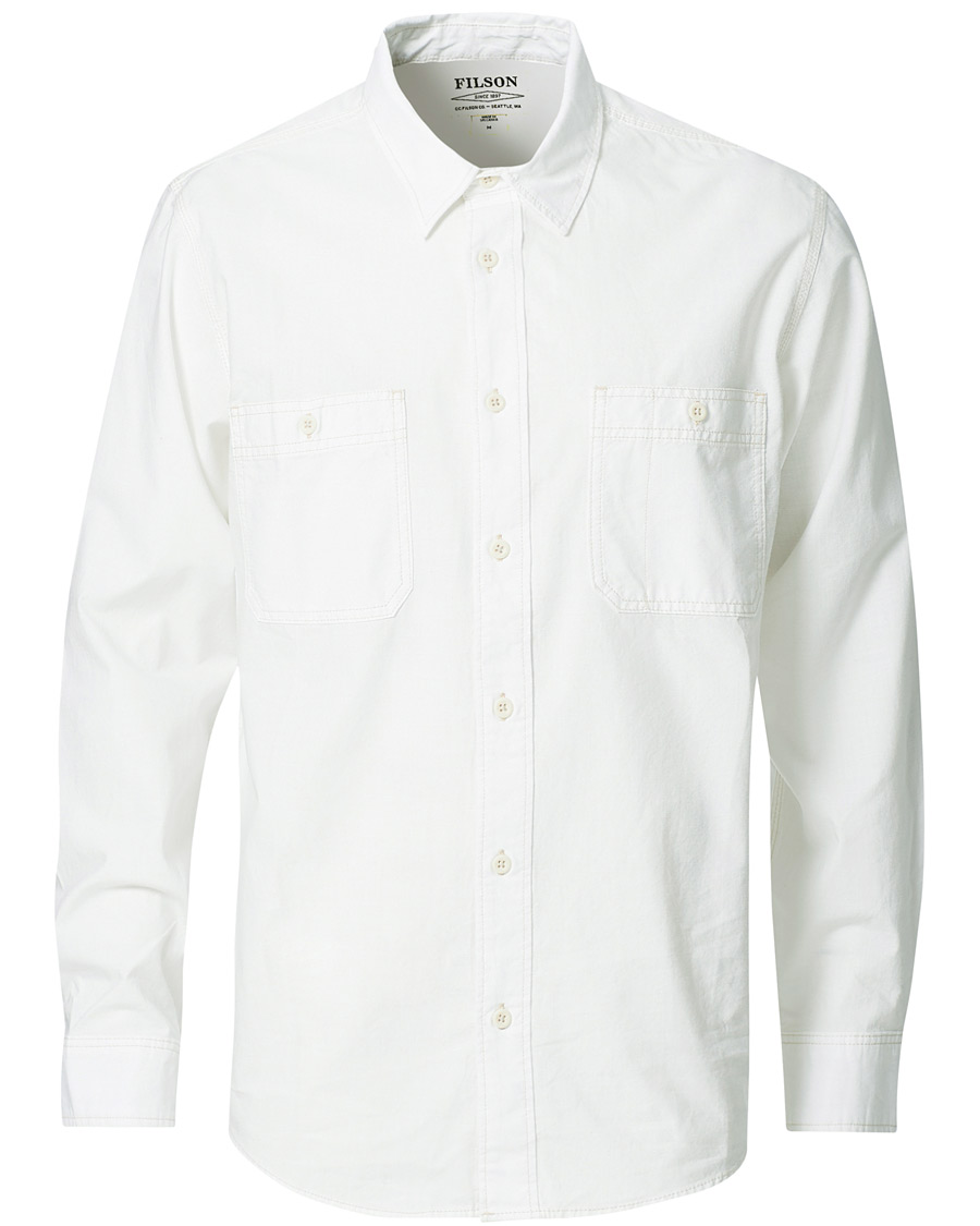 Homme | Chemises | Filson | Chambray CPO Shirt White