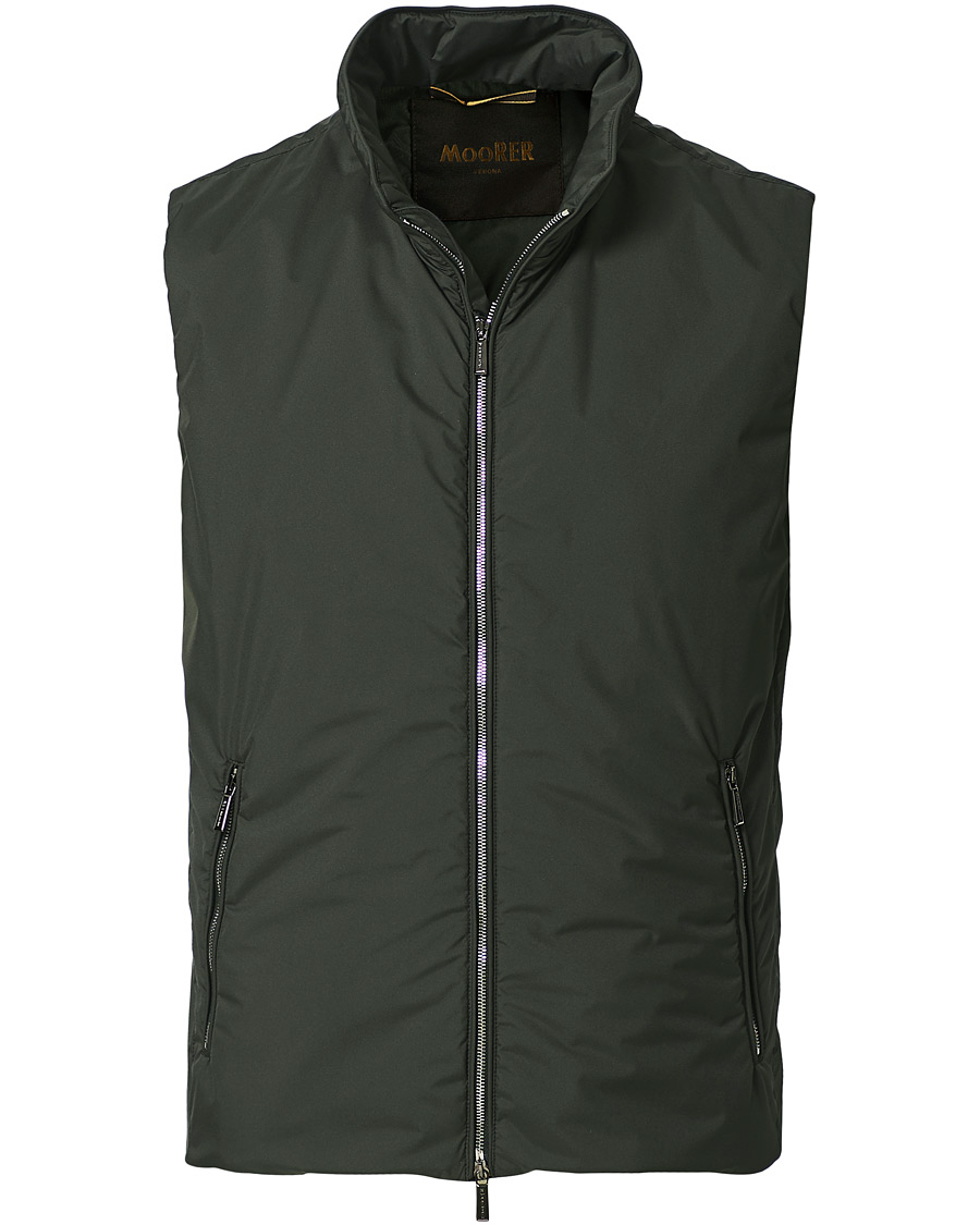 Homme | Manteaux Et Vestes | MooRER | Senio Padded Vest Forest