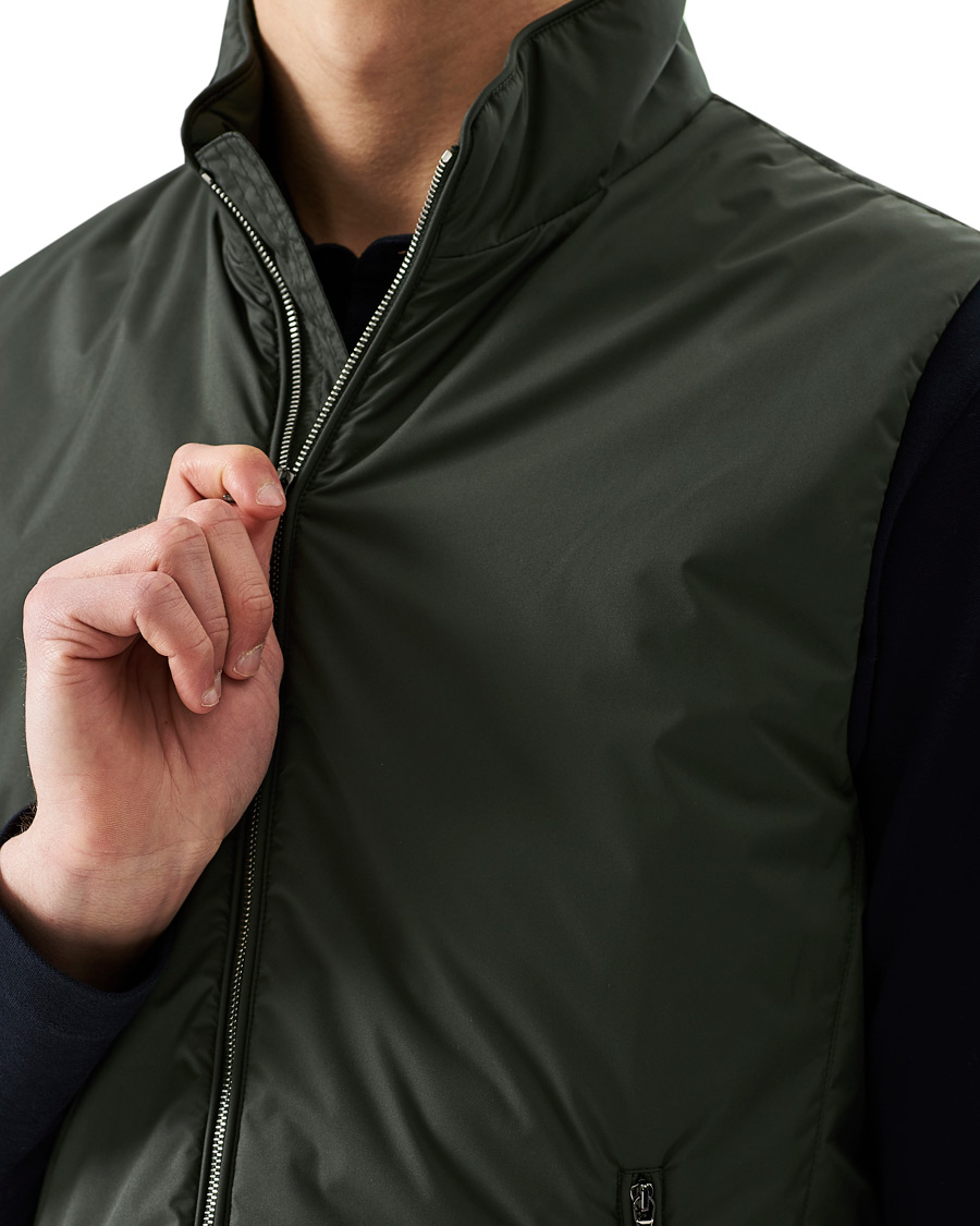 Homme | Manteaux Et Vestes | MooRER | Senio Padded Vest Forest