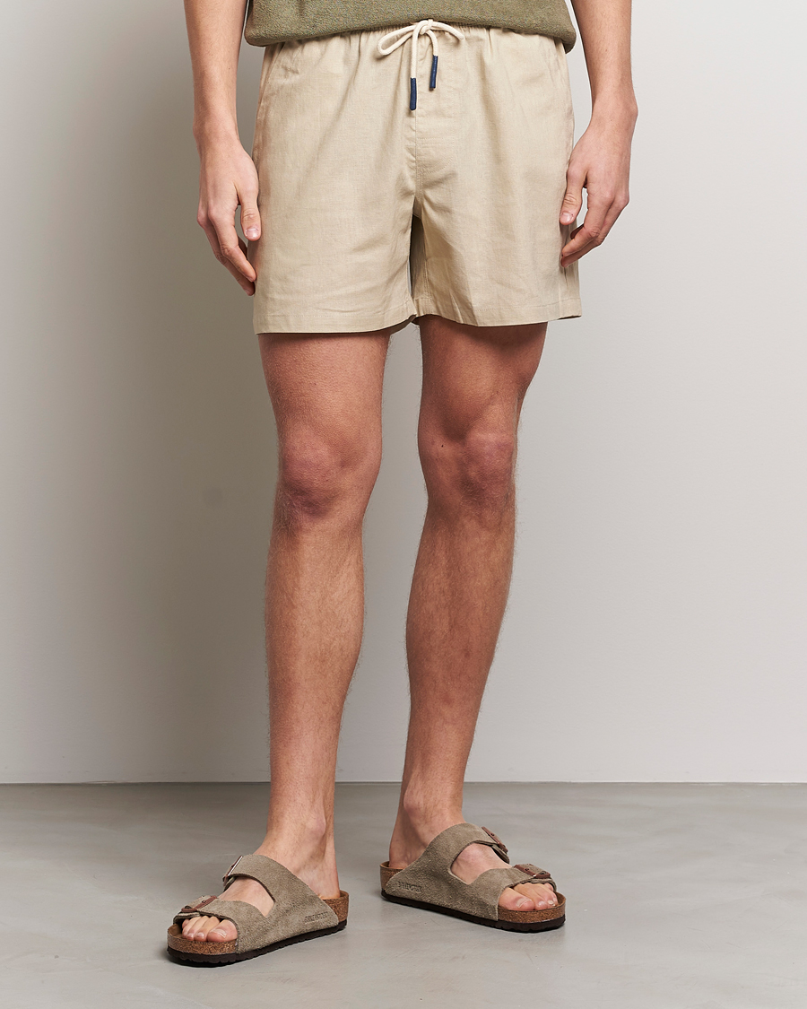 Homme |  | OAS | Linen Shorts Beige
