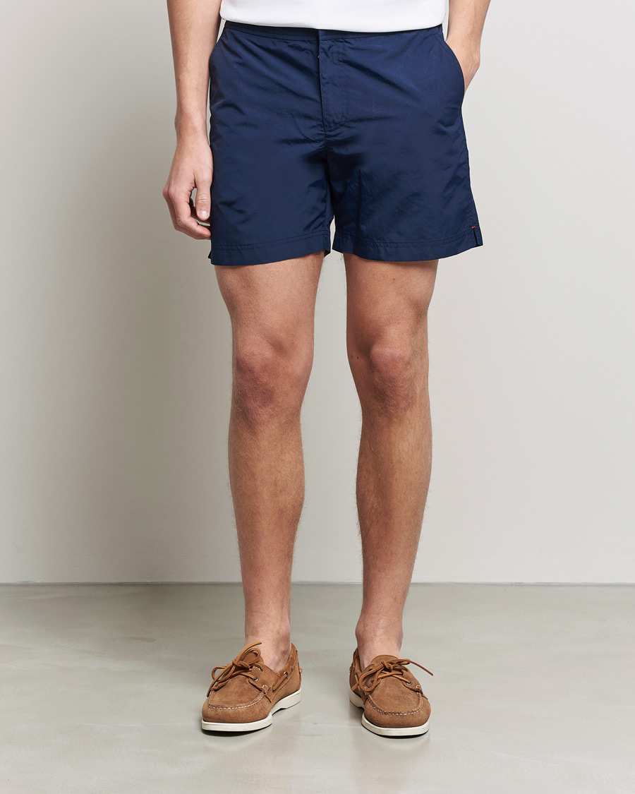 Homme | Maillots De Bain | Orlebar Brown | Bulldog II Medium Length Swim Shorts Navy