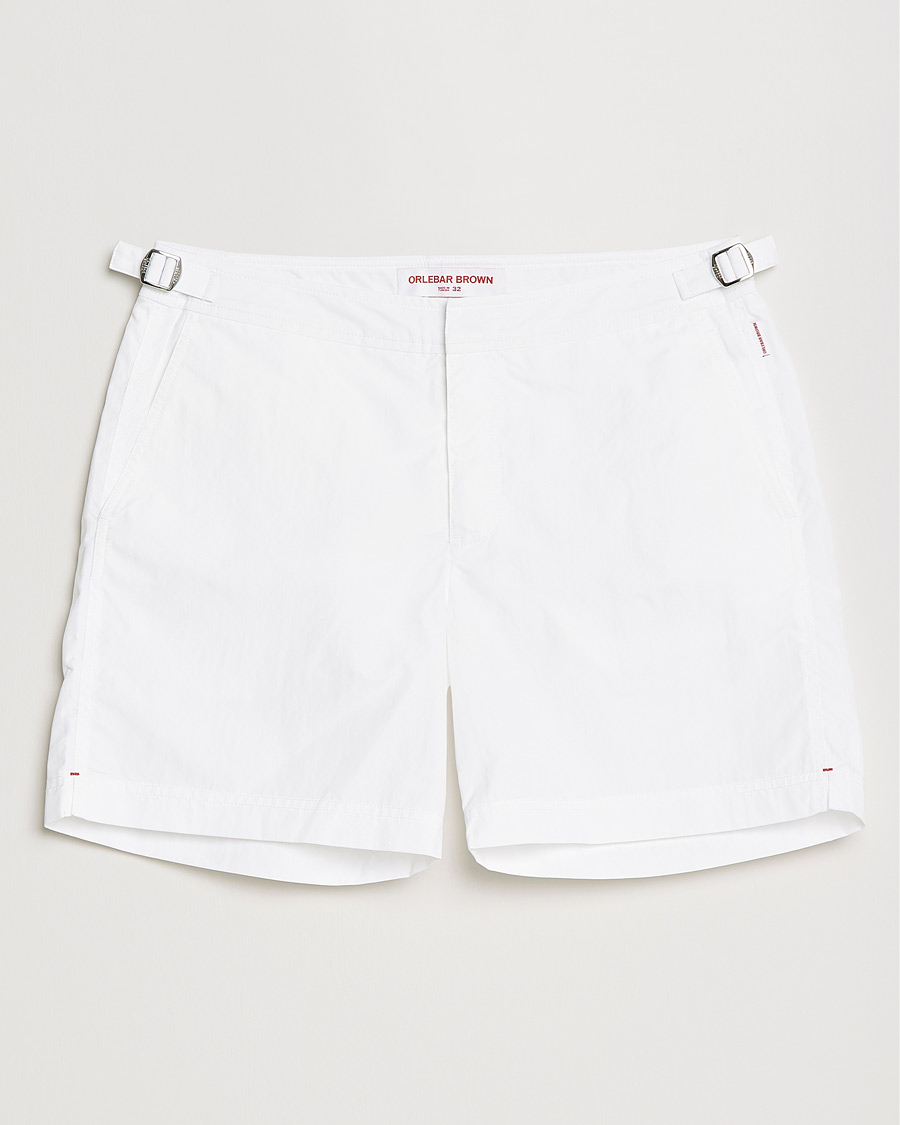 Homme | Maillots De Bain | Orlebar Brown | Bulldog II Medium Length Swim Shorts White