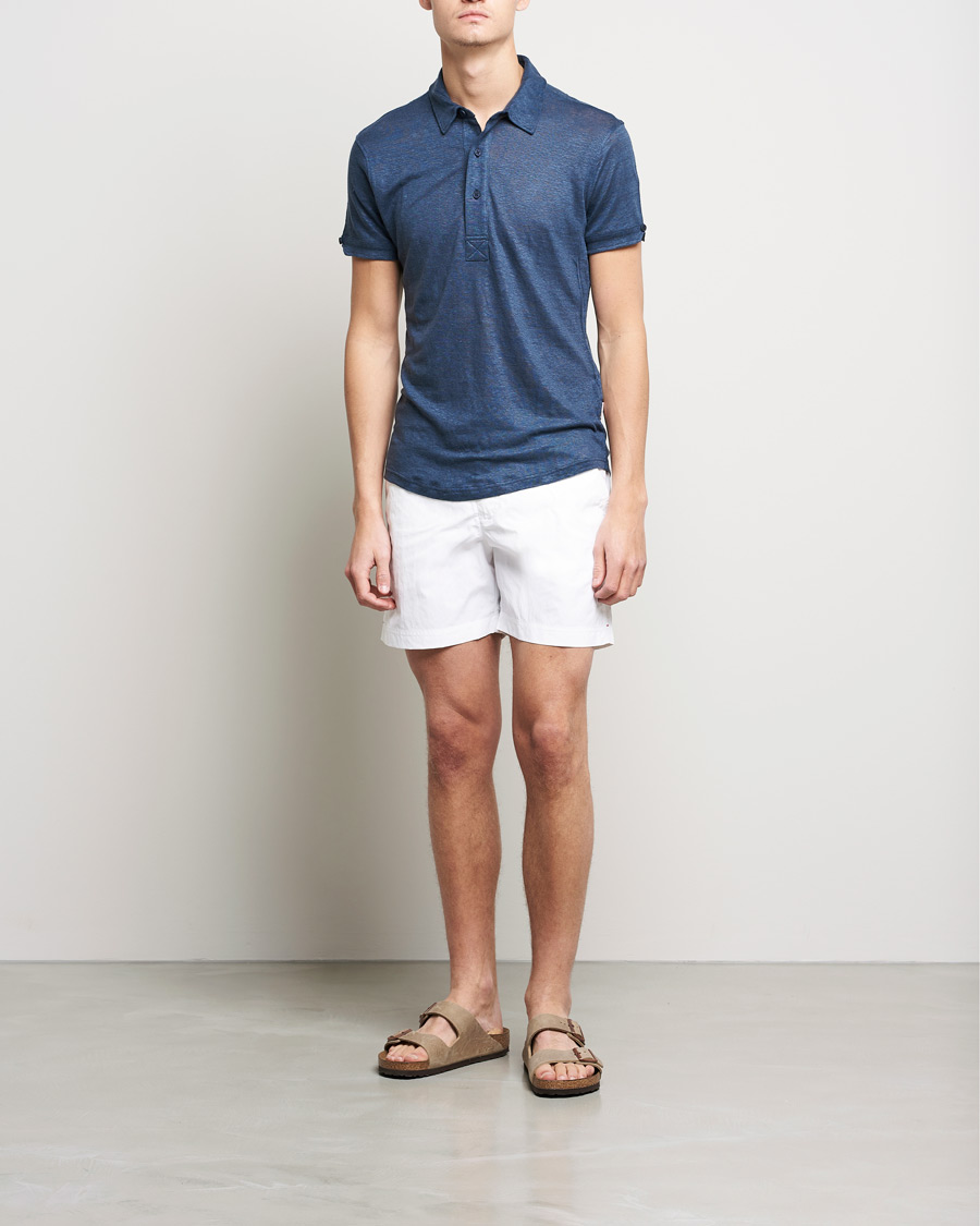 Homme | Maillots De Bain | Orlebar Brown | Bulldog II Medium Length Swim Shorts White
