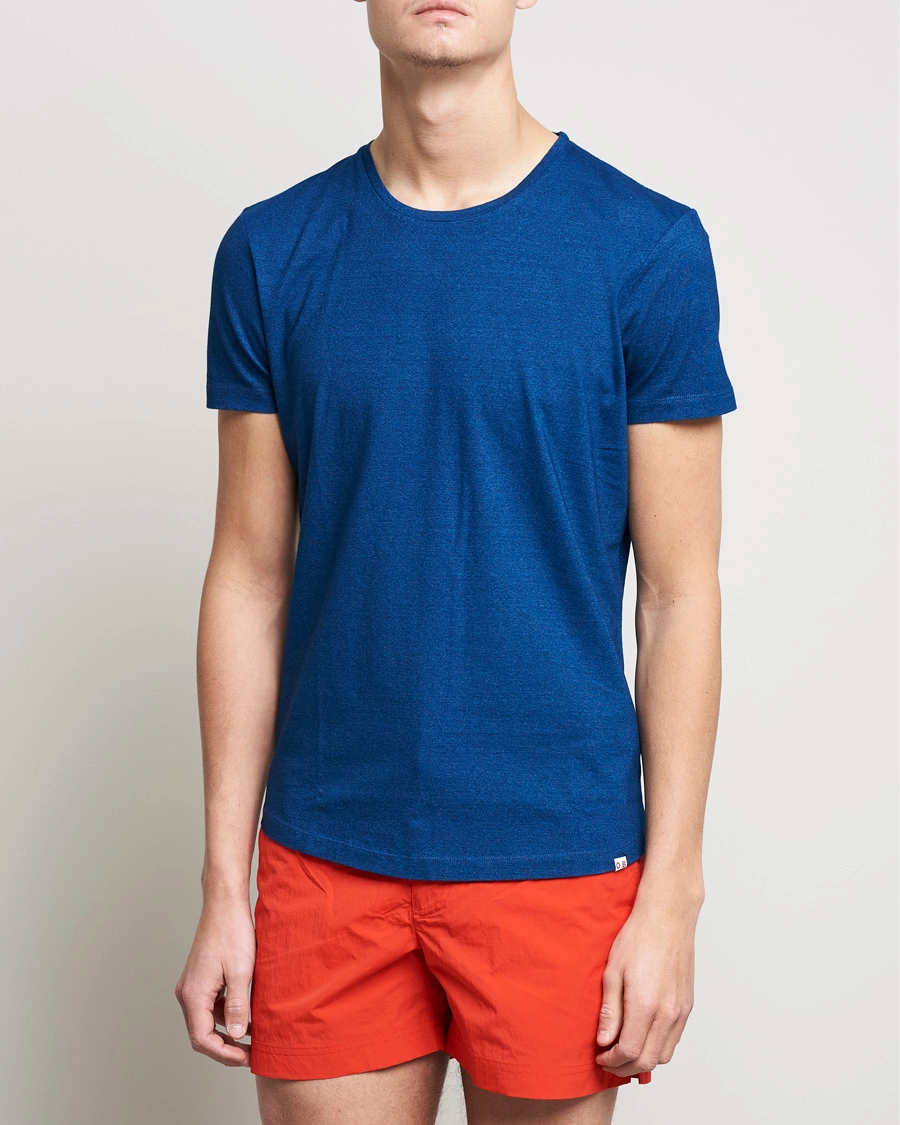 Homme | T-shirts | Orlebar Brown | OB Crew Neck Tee Denim Pigment