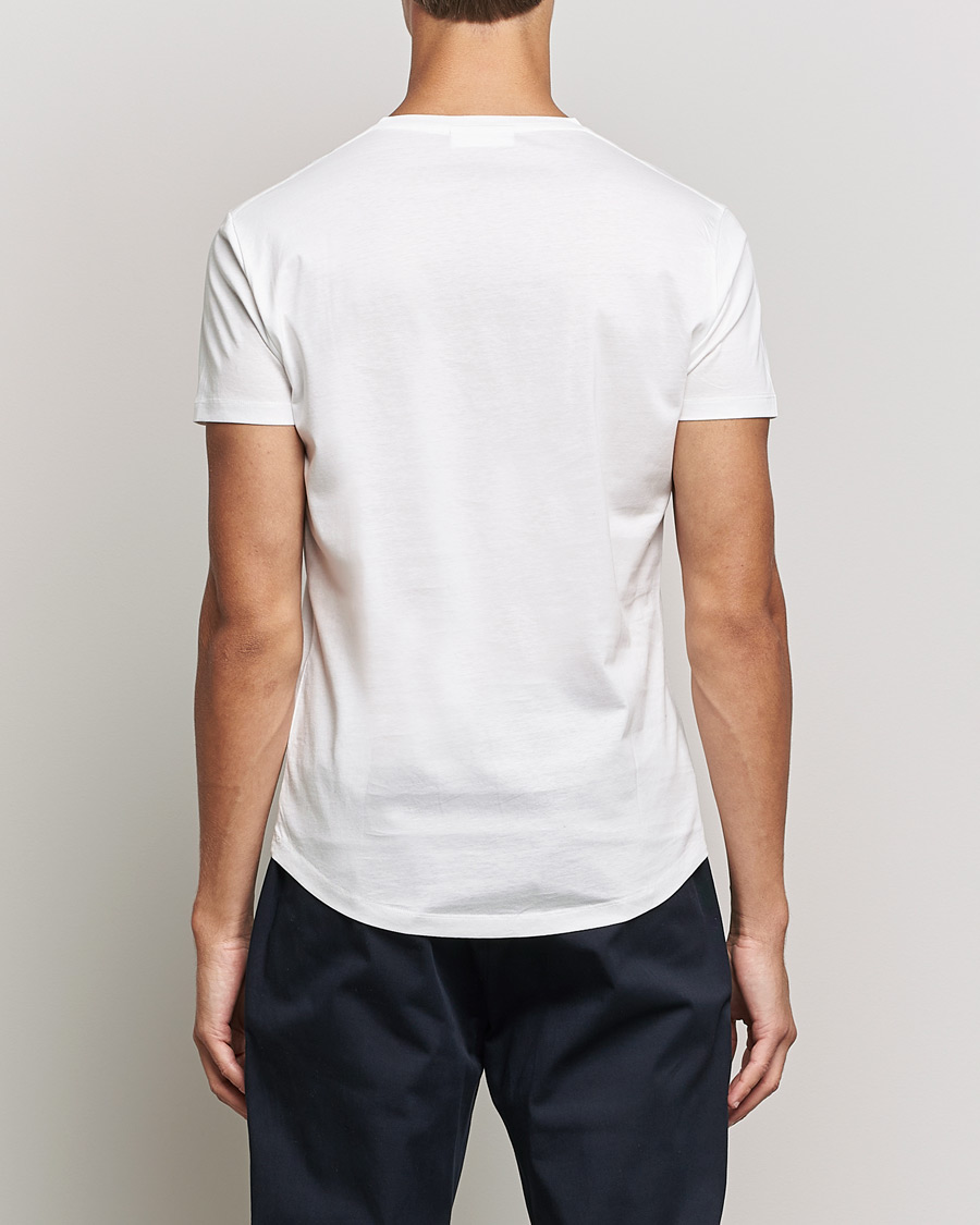 Homme | T-shirts | Orlebar Brown | OB Crew Neck Mercerised Cotton Tee White