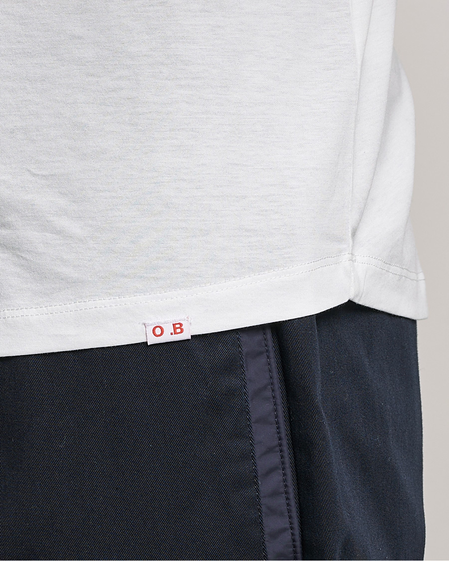 Homme | T-shirts | Orlebar Brown | OB Crew Neck Mercerised Cotton Tee White