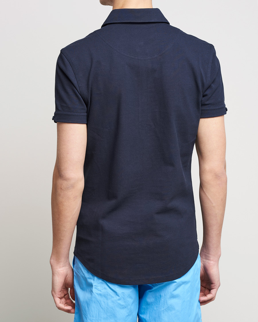Homme | Polos | Orlebar Brown | Sebastian Tailored Cotton Polo Navy