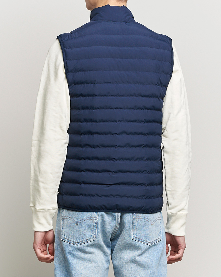 Homme | Gilets | Lacoste | Lightweight Water-Resistant Quilted Zip Vest Navy Blue