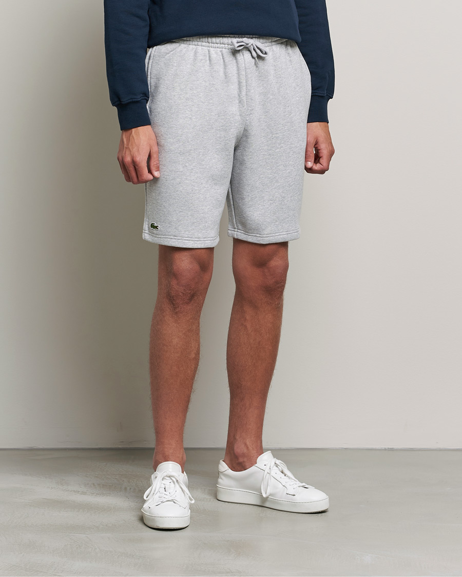 Homme | Shorts | Lacoste Sport | Tennis Fleece Shorts Silver Chine