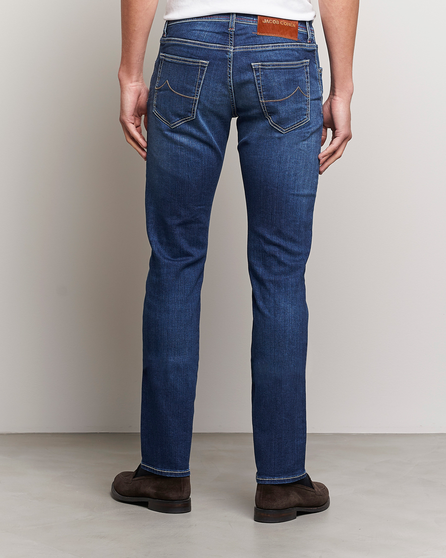 Homme | Jeans | Jacob Cohën | Nick 622 Slim Fit Stretch Jeans Medium Dark