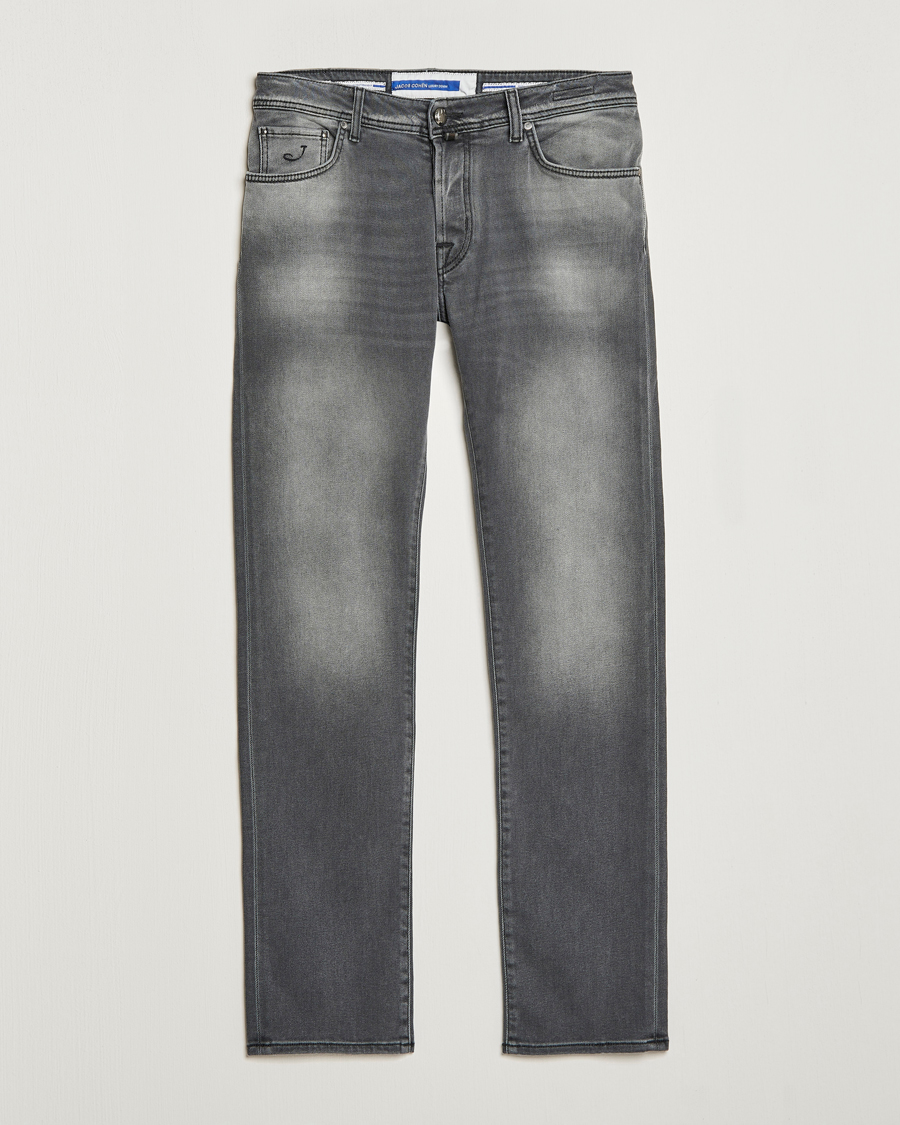 Homme | Jeans | Jacob Cohën | Nick 622 Slim Fit Stretch Jeans Black Medium Wash