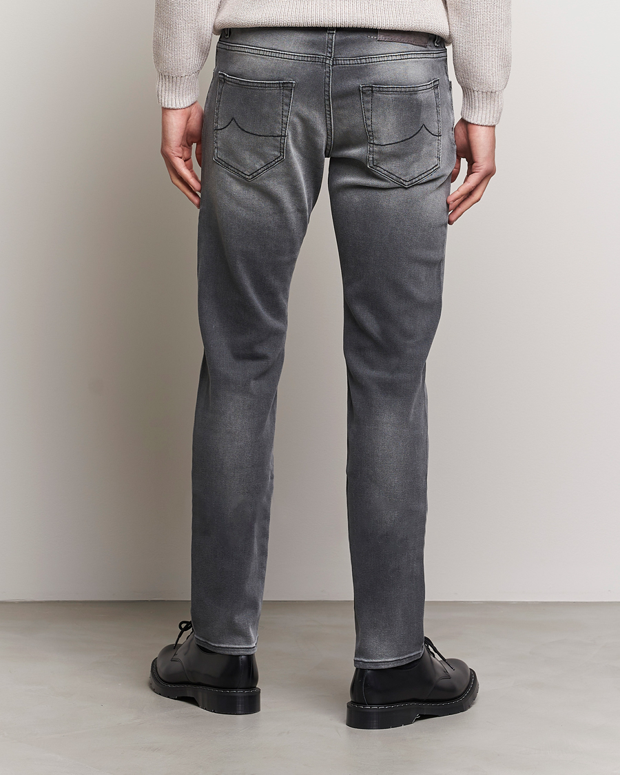 Homme | Jeans | Jacob Cohën | Nick 622 Slim Fit Stretch Jeans Black Medium Wash