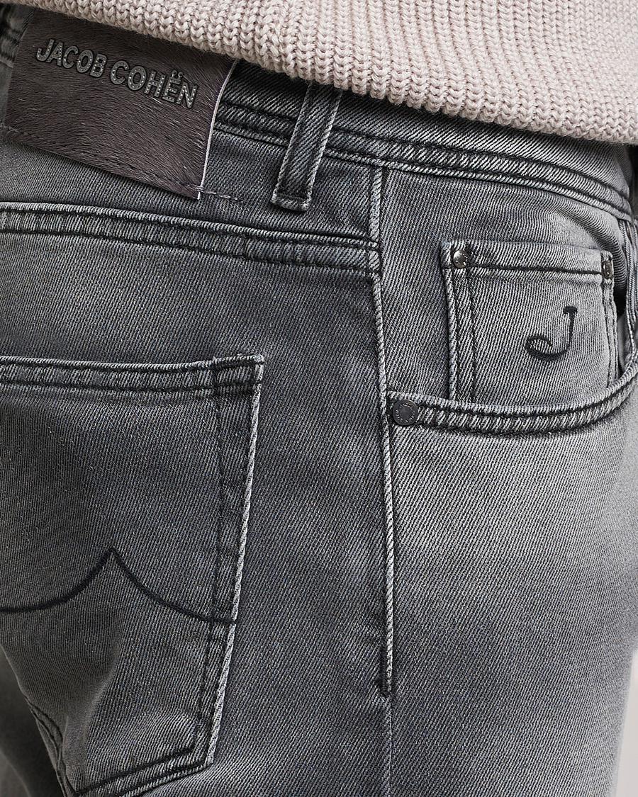 Homme | Jeans | Jacob Cohën | Nick 622 Slim Fit Stretch Jeans Black Medium Wash