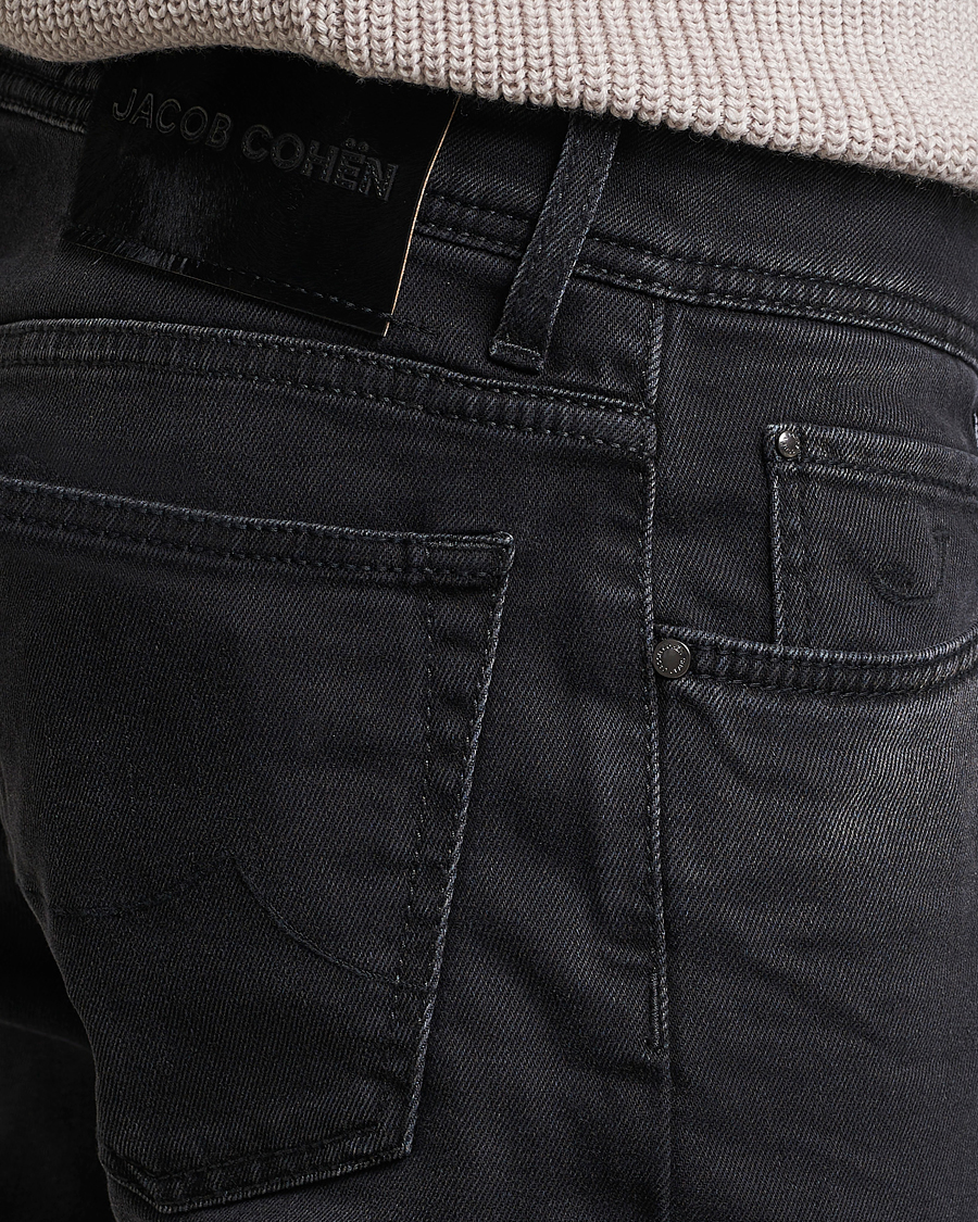 Homme | Jeans | Jacob Cohën | Nick 622 Slim Fit Stretch Jeans Black Dark Stone