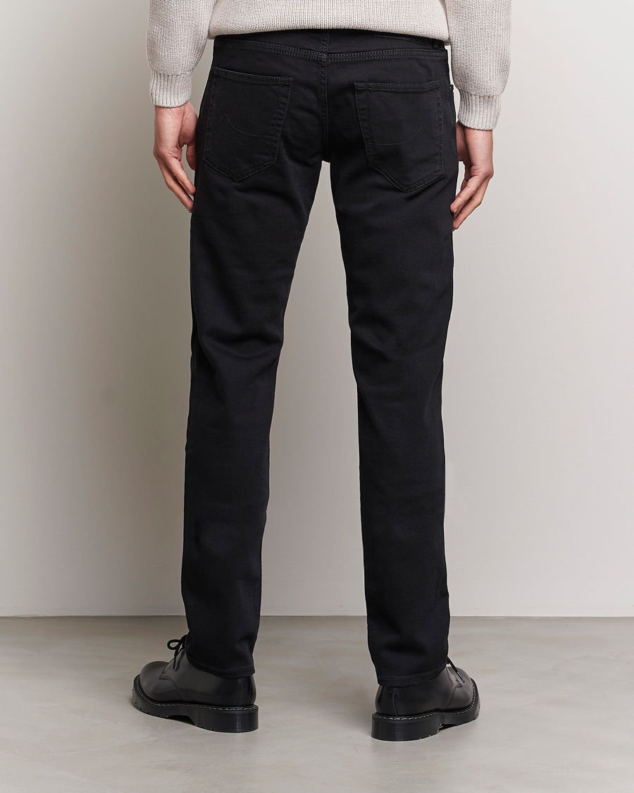 Homme | Jeans | Jacob Cohën | Nick 622 Slim Fit Stretch Jeans Black Dark Wash