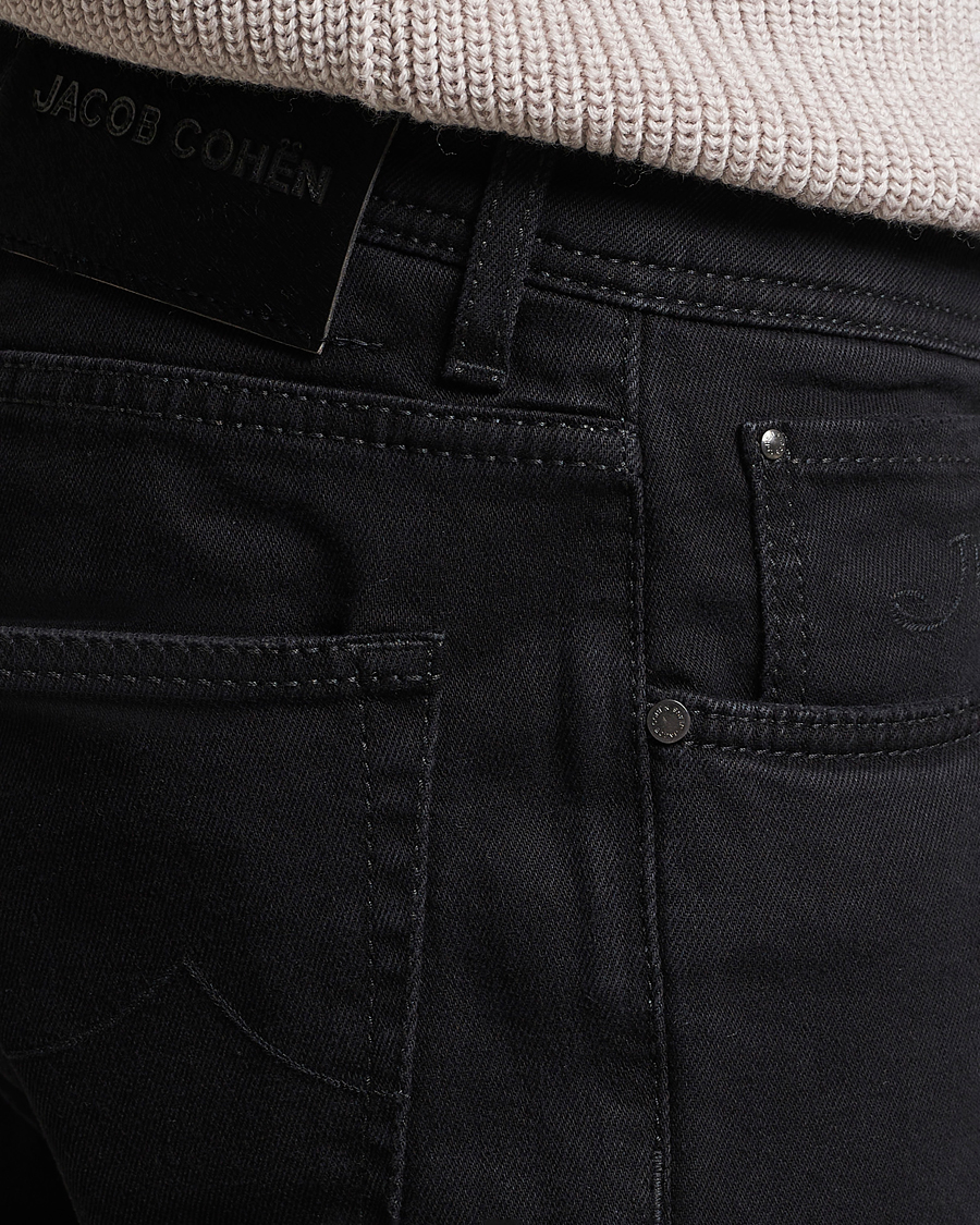 Homme | Jeans | Jacob Cohën | Nick 622 Slim Fit Stretch Jeans Black Dark Wash