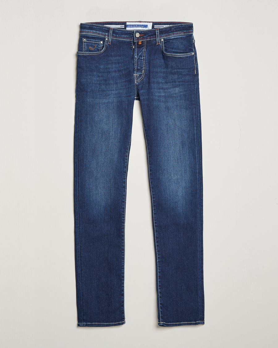 Homme | Jeans | Jacob Cohën | Bard 688 Slim Fit Stretch Jeans Medium Dark