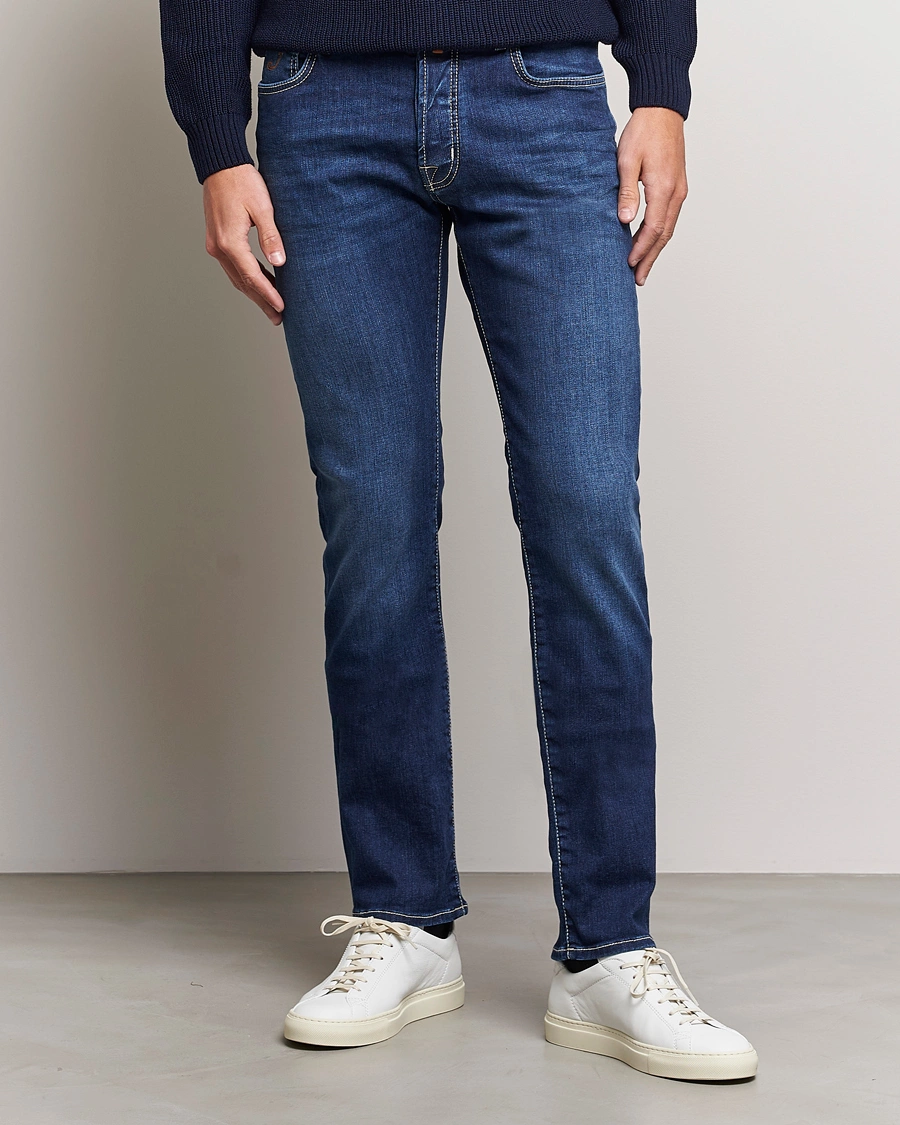Homme | Italian Department | Jacob Cohën | Bard 688 Slim Fit Stretch Jeans Medium Dark