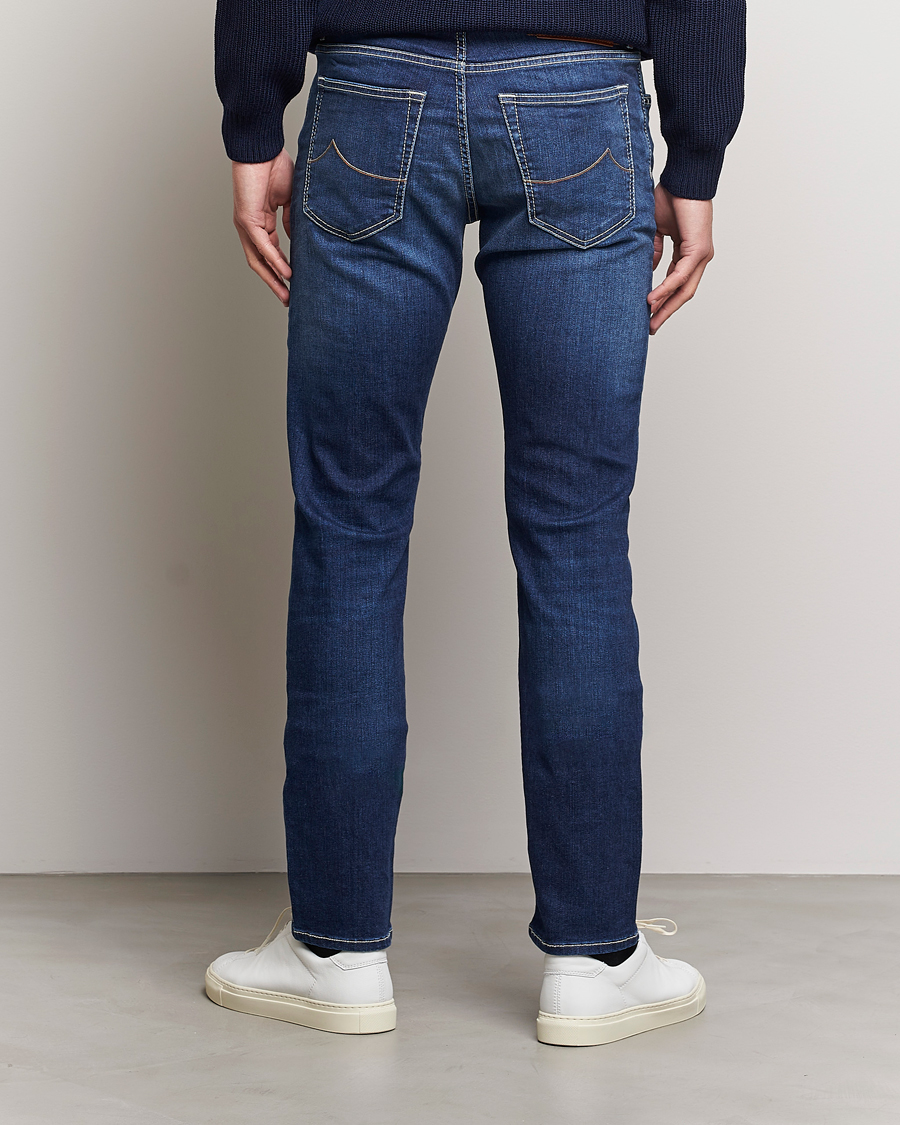 Homme | Jeans | Jacob Cohën | Bard 688 Slim Fit Stretch Jeans Medium Dark