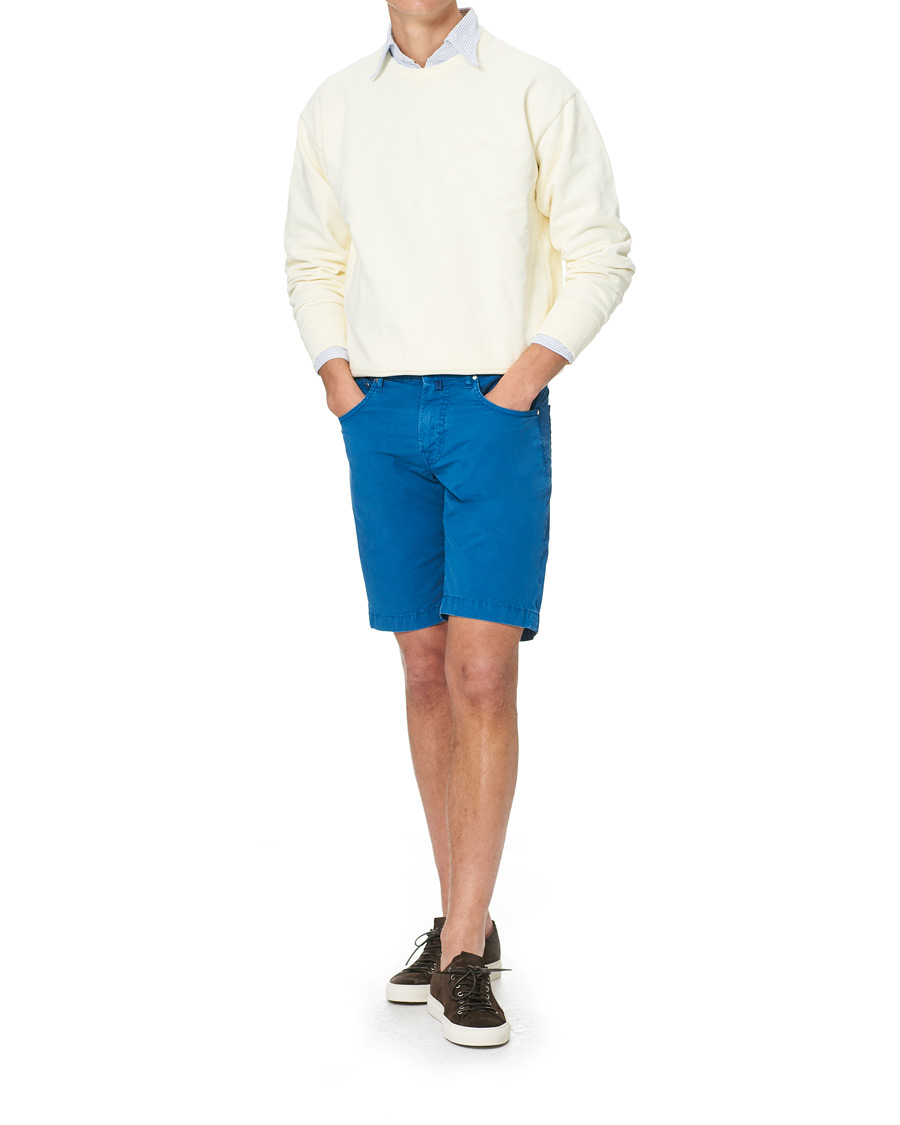 Homme | Shorts | Jacob Cohën | Nicolas Cotton Shorts Blue