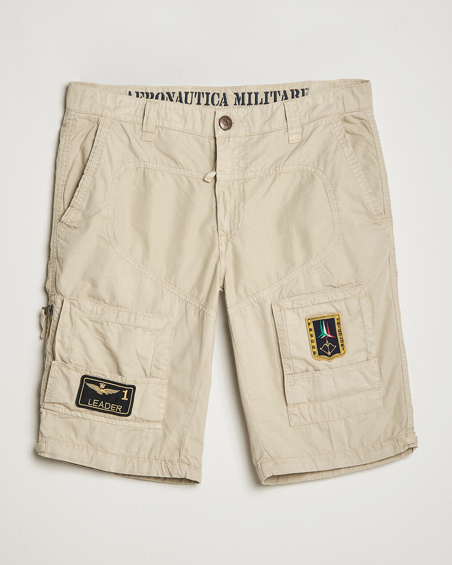 Homme | Shorts | Aeronautica Militare | 7AMH Heritage Bermuda Shorts Sand
