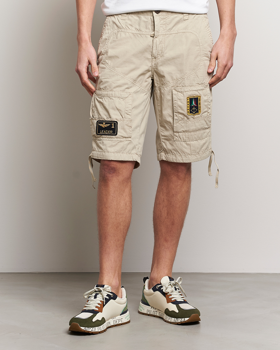Homme | Shorts | Aeronautica Militare | 7AMH Heritage Bermuda Shorts Sand