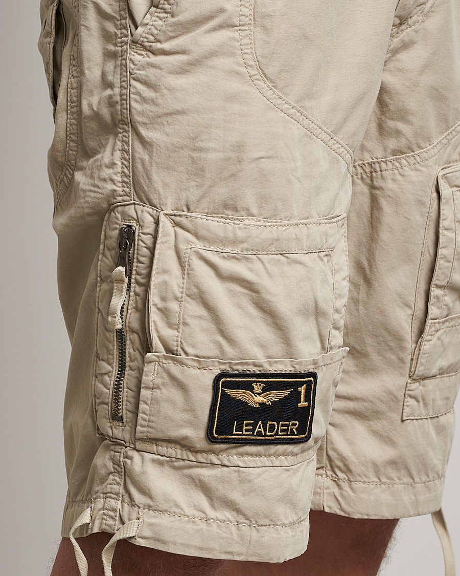Homme | Shorts | Aeronautica Militare | 7AMH Heritage Bermuda Shorts Sand