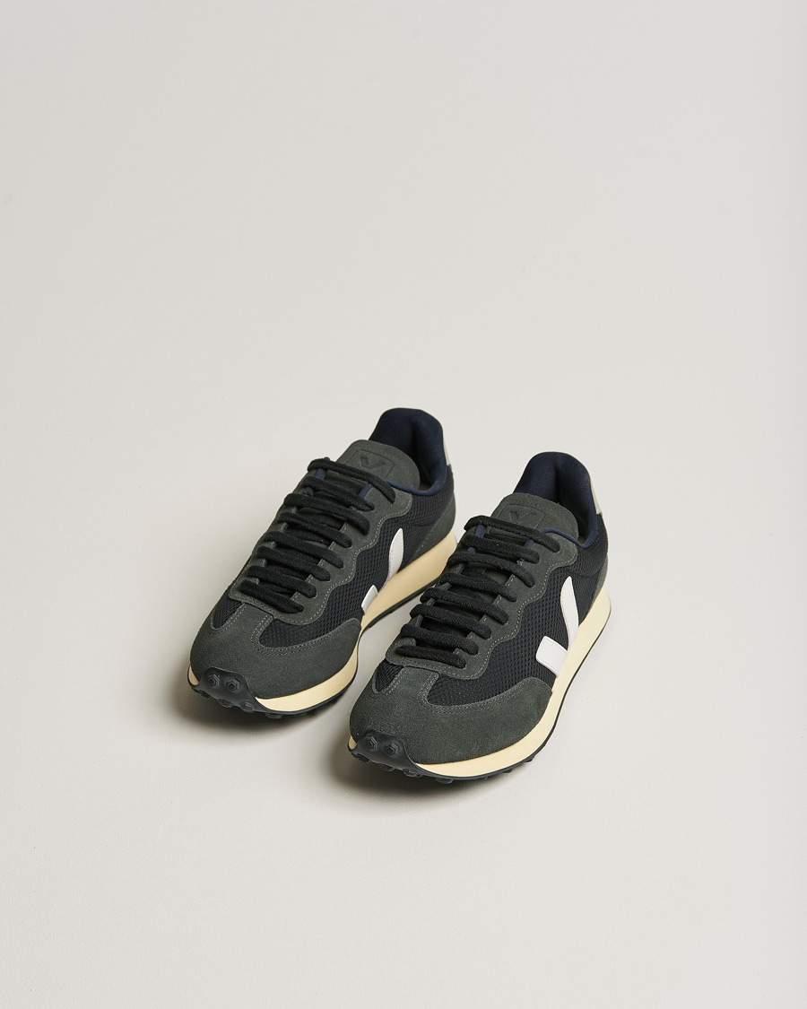 Homme | Chaussures De Running | Veja | Rio Branco Running Sneaker Black/White Oxford White
