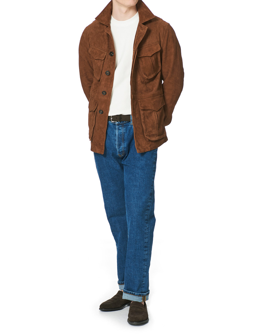 Homme | Manteaux Et Vestes | Oscar Jacobson | Wester Sude Field Jacket Brown