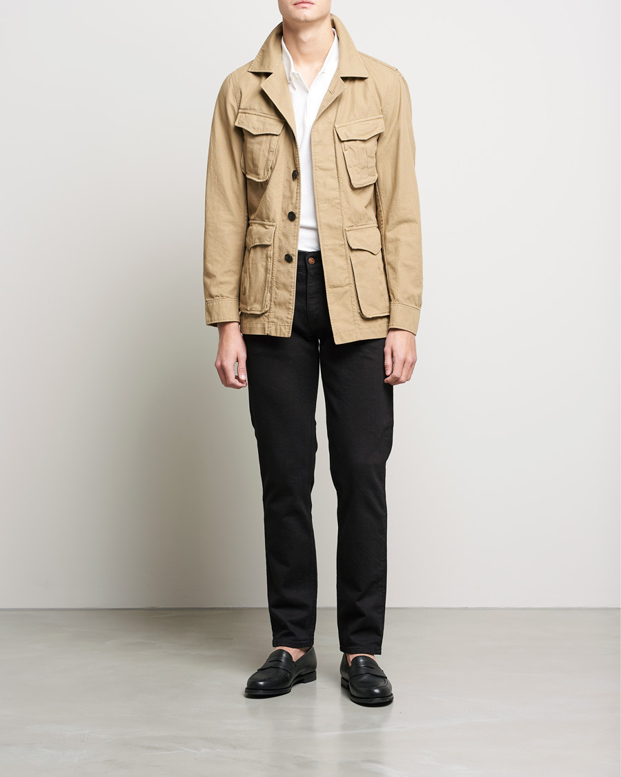 Homme | Jeans | Oscar Jacobson | Albert Cotton Stretch Jeans Black