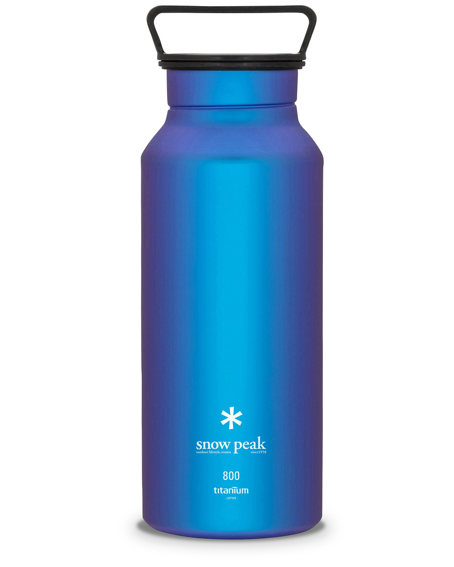 Homme | Snow Peak Titanium Aurora Bottle 800 Blue | Snow Peak | Titanium Aurora Bottle 800 Blue