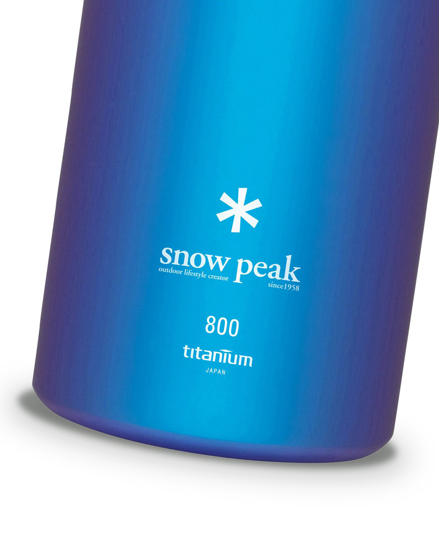 Homme | Snow Peak Titanium Aurora Bottle 800 Blue | Snow Peak | Titanium Aurora Bottle 800 Blue