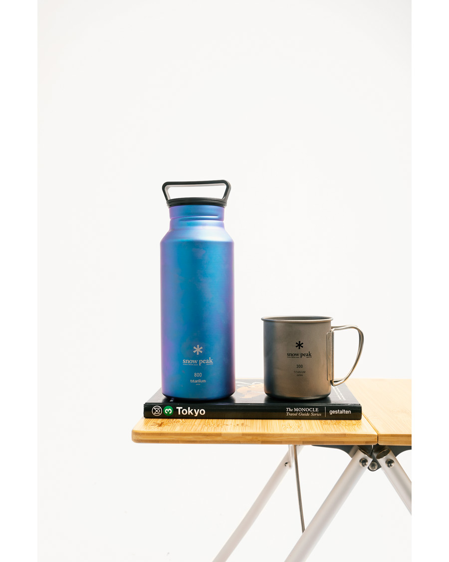 Homme | Snow Peak Titanium Aurora Bottle 800 Blue | Snow Peak | Titanium Aurora Bottle 800 Blue
