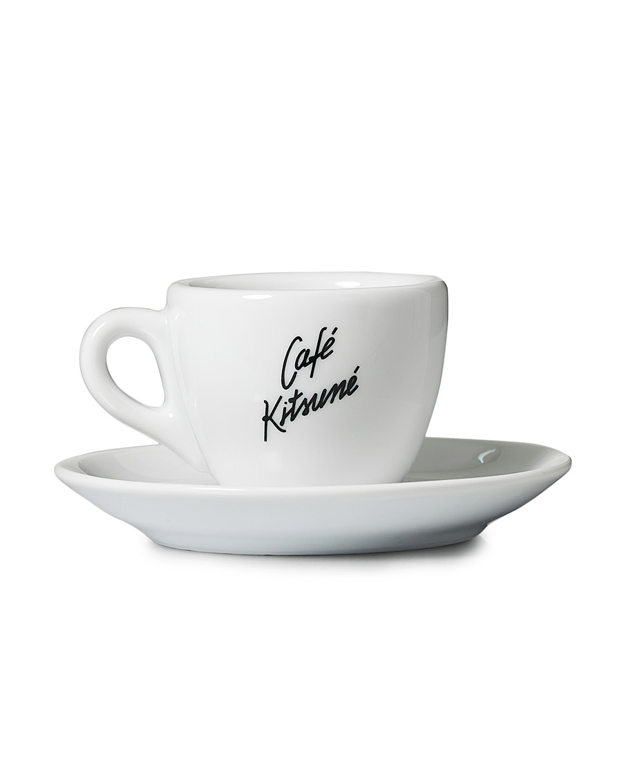 Homme | Café Kitsuné Espresso Cup & Saucer White | Café Kitsuné | Espresso Cup & Saucer White
