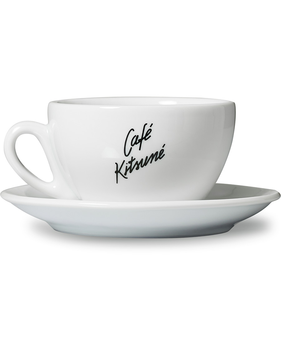 Homme | Café Kitsuné Coffee Cup & Saucer White | Café Kitsuné | Coffee Cup & Saucer White