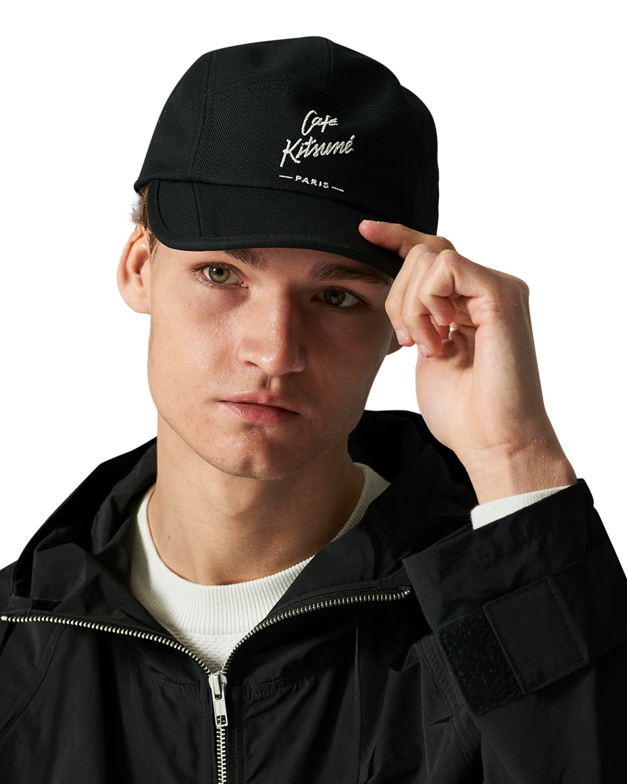 Homme | Café Kitsuné Crew Cap Black | Café Kitsuné | Crew Cap Black