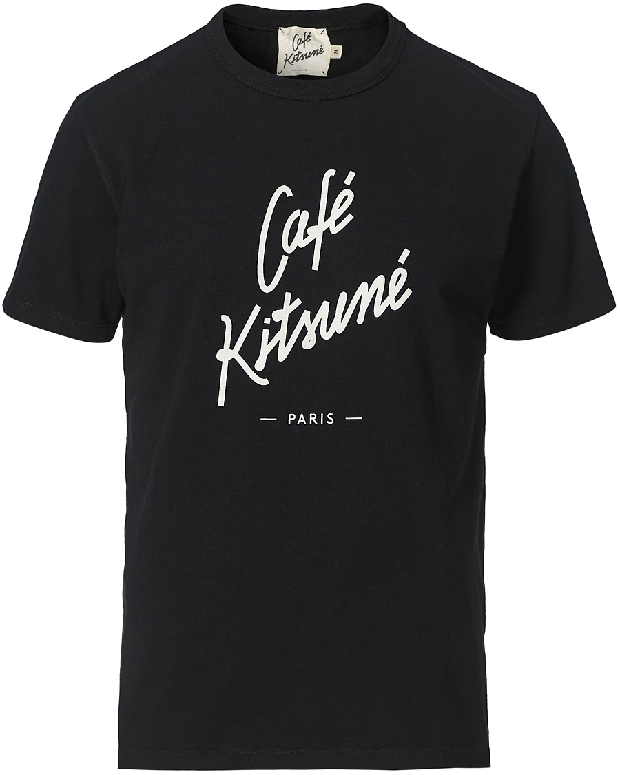 Homme | T-shirts | Café Kitsuné | Crew T-Shirt Black