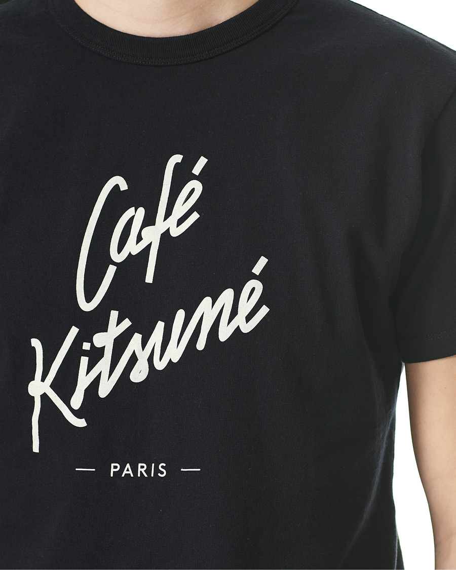 Homme | T-shirts | Café Kitsuné | Crew T-Shirt Black