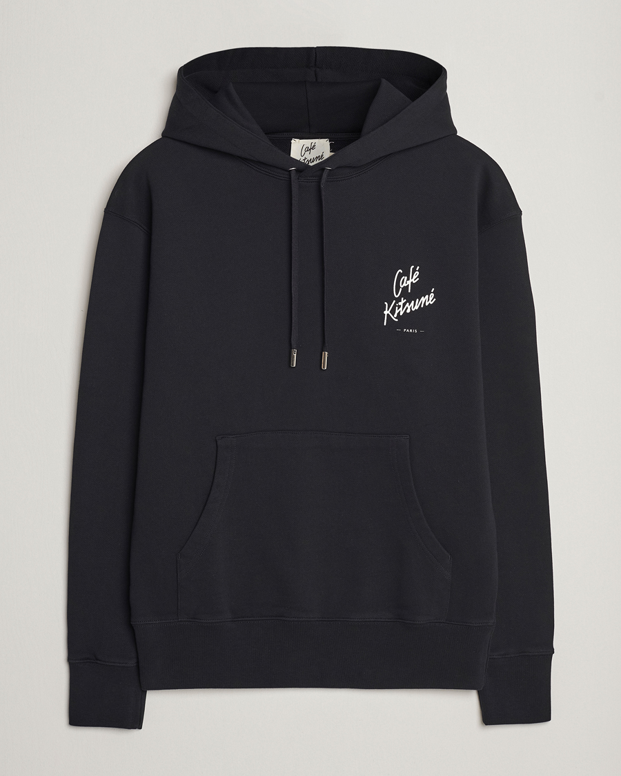 Homme | Pulls Et Tricots | Café Kitsuné | Crew Hoodie Black