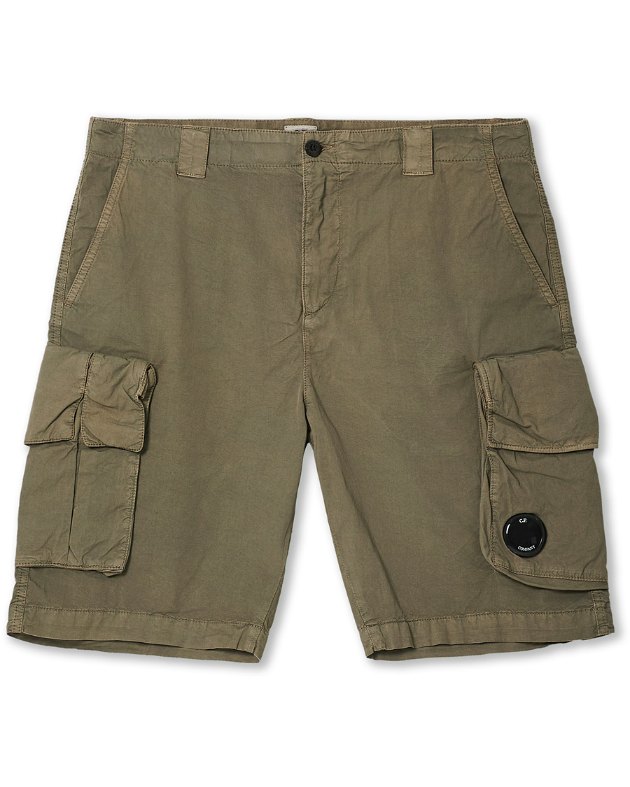 Homme | Shorts | C.P. Company | Stretch Twill Cargo Shorts Olive