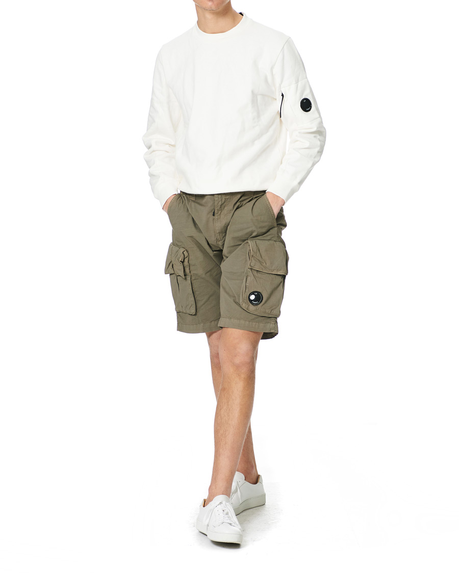 Homme | Shorts | C.P. Company | Stretch Twill Cargo Shorts Olive