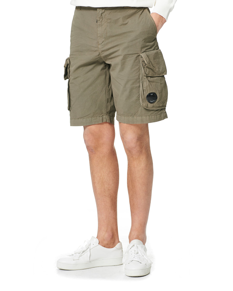 Homme | Shorts | C.P. Company | Stretch Twill Cargo Shorts Olive