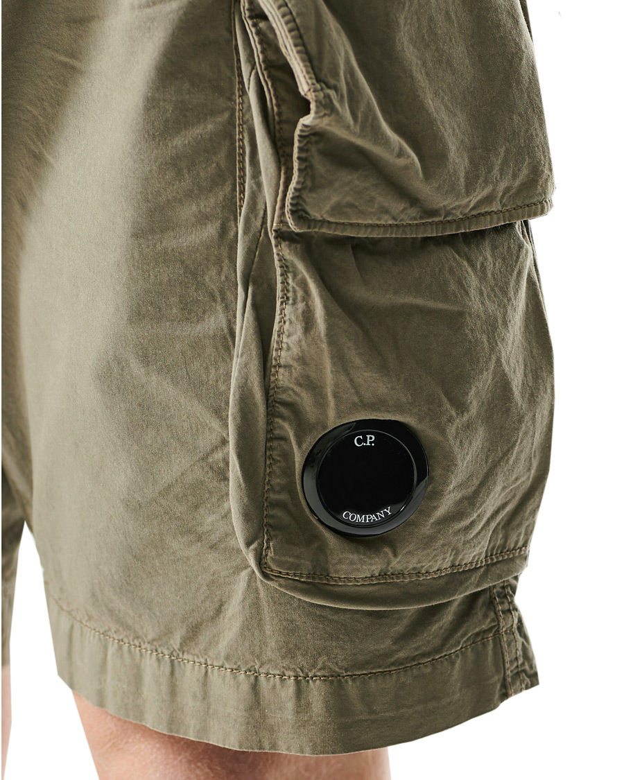 Homme | Shorts | C.P. Company | Stretch Twill Cargo Shorts Olive