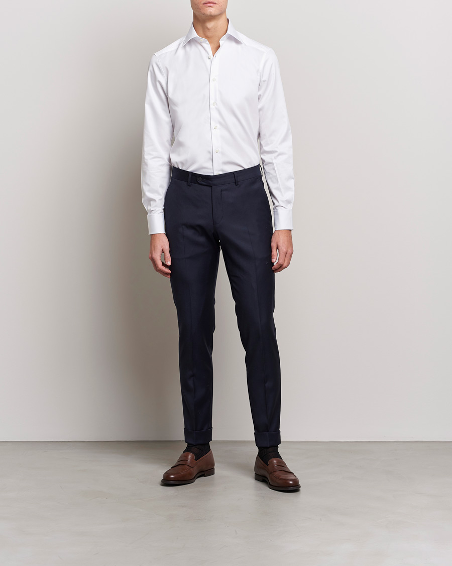 Homme | Chemises | Stenströms | Slimline Double Cuff White