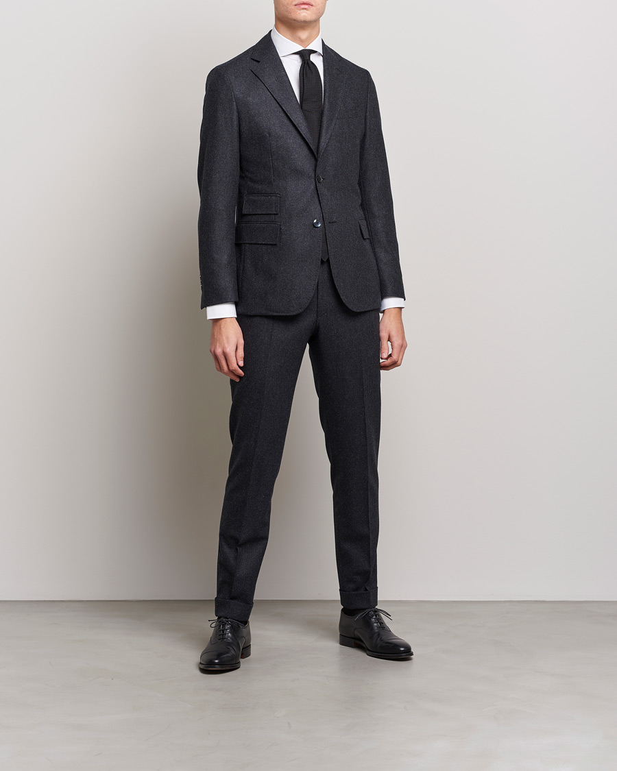 Homme | Chemises | Stenströms | Slimline Extreme Cut Away Shirt White