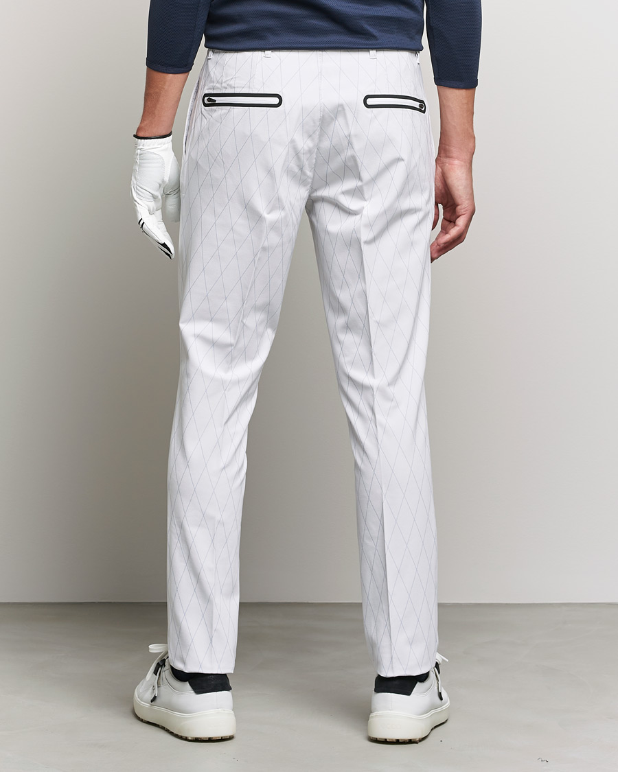 Homme | Pantalons | J.Lindeberg | Active Argyle Golf Pants White