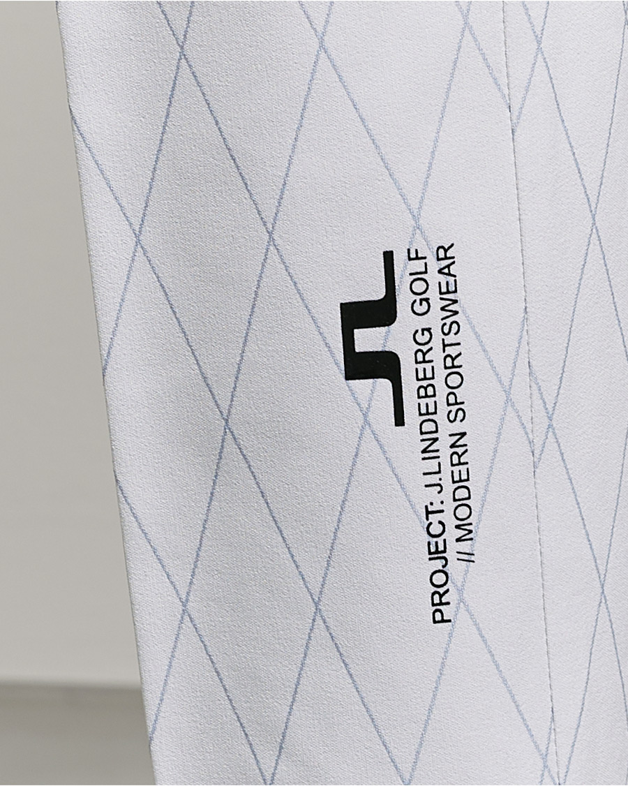 Homme | Pantalons | J.Lindeberg | Active Argyle Golf Pants White
